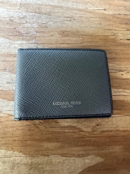 Michael Kors Mens Leather Bifold Wallet With ID Window - Picture 5 of 5
